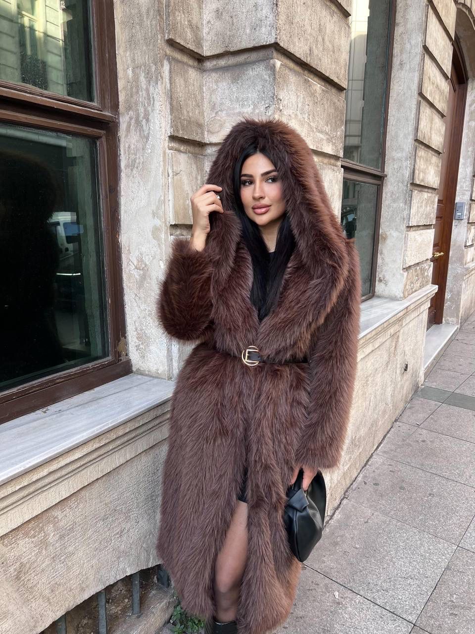 Pallto “Nordic Hooded Fur”